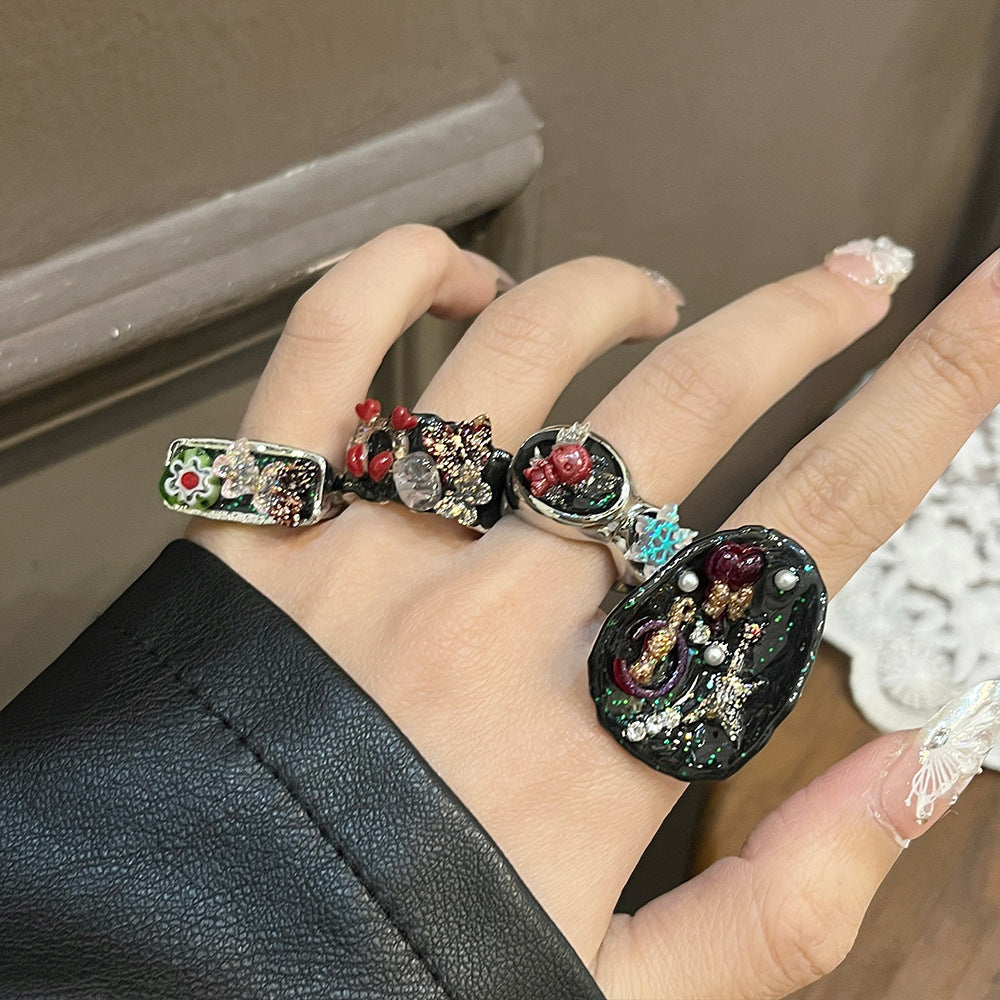 Issabella Molten Metal Ring [7ZIQ1BRG]