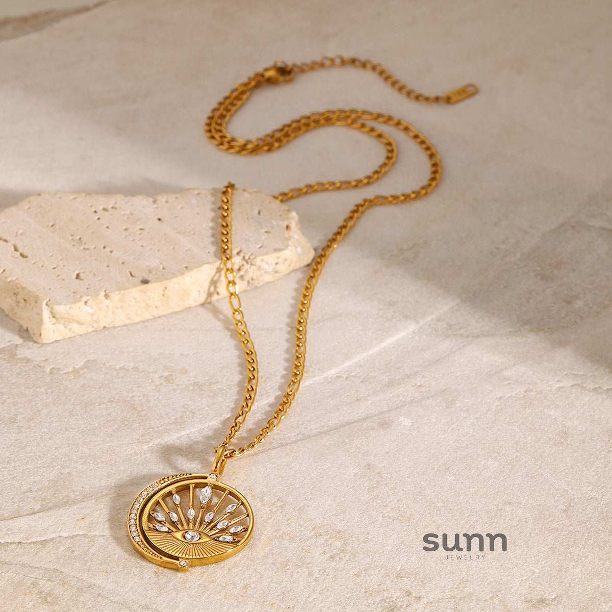 Itzel Diamond Pendant Necklace [OKOYYPC3]