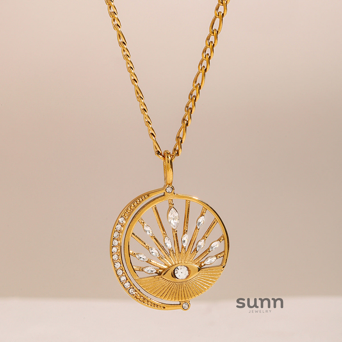Itzel Diamond Pendant Necklace [FUY03RAG]