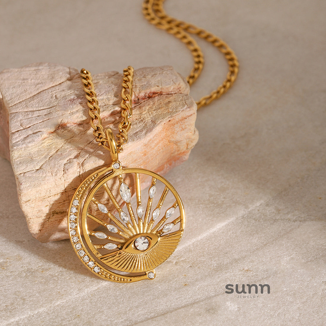 Itzel Diamond Pendant Necklace [NQCM8LH4]