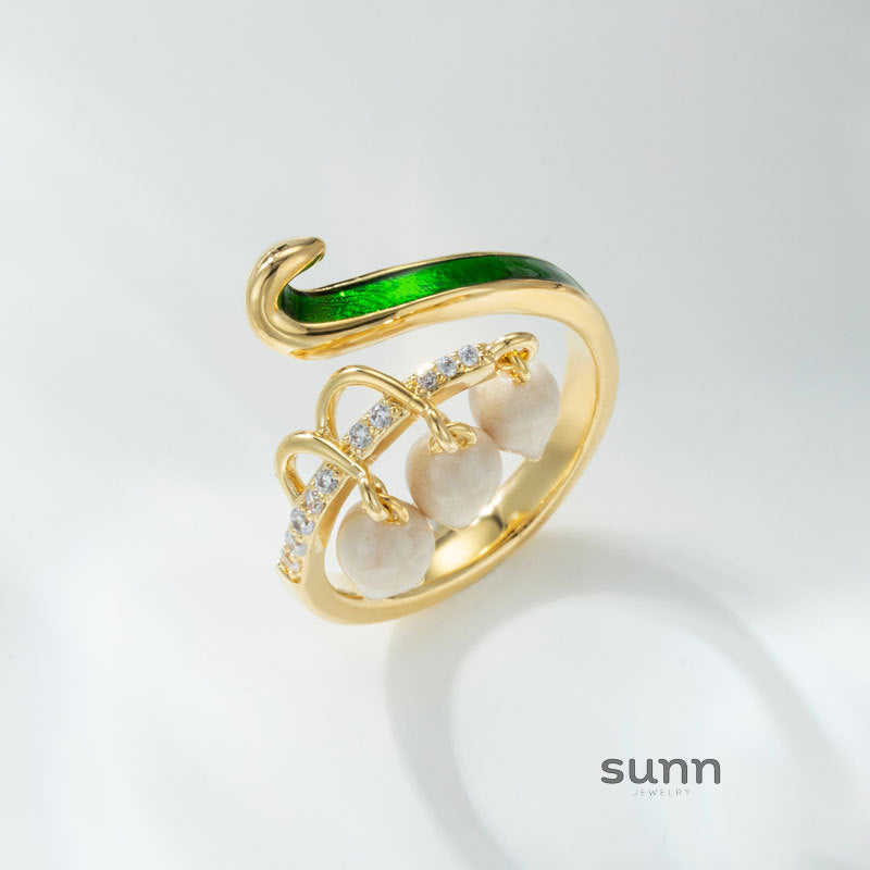 Ivanna Enamel Tulip Ring [JSJSW55Q]