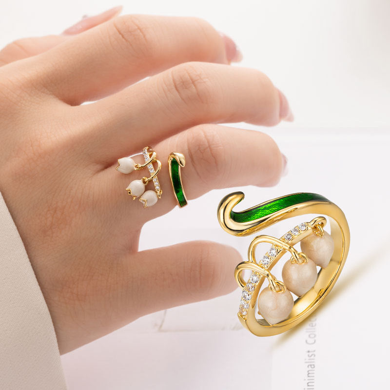 Ivanna Enamel Tulip Ring [5VNC2S6W]