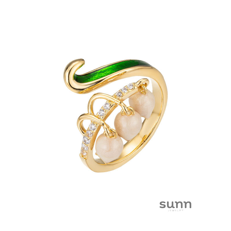 Ivanna Enamel Tulip Ring [WJFSZG4C]