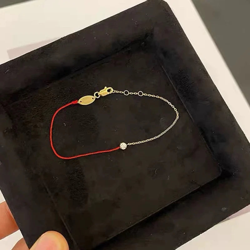 Ivelisse Red String Crescent Bracelet
