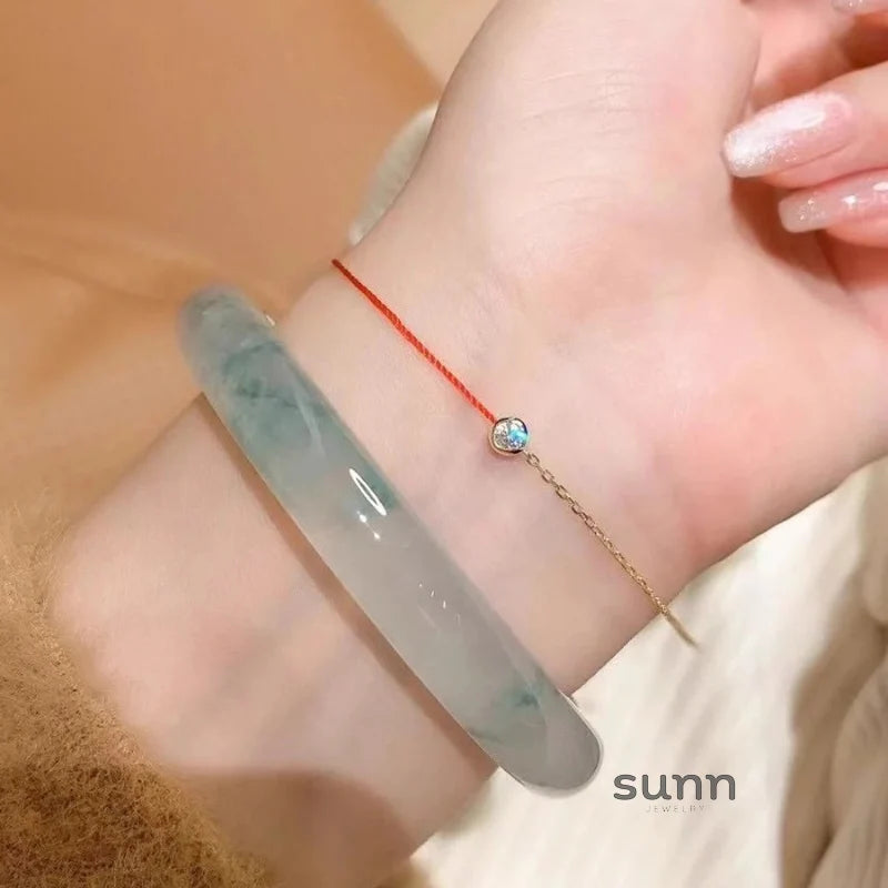 Ivelisse Red String Crescent Bracelet