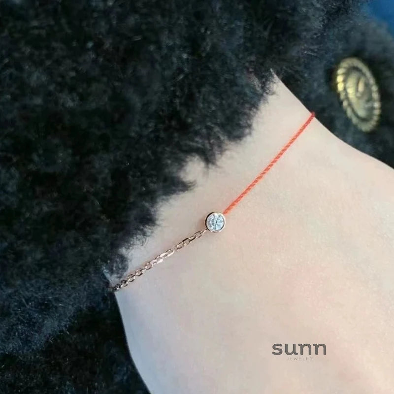 Ivelisse Red String Crescent Bracelet