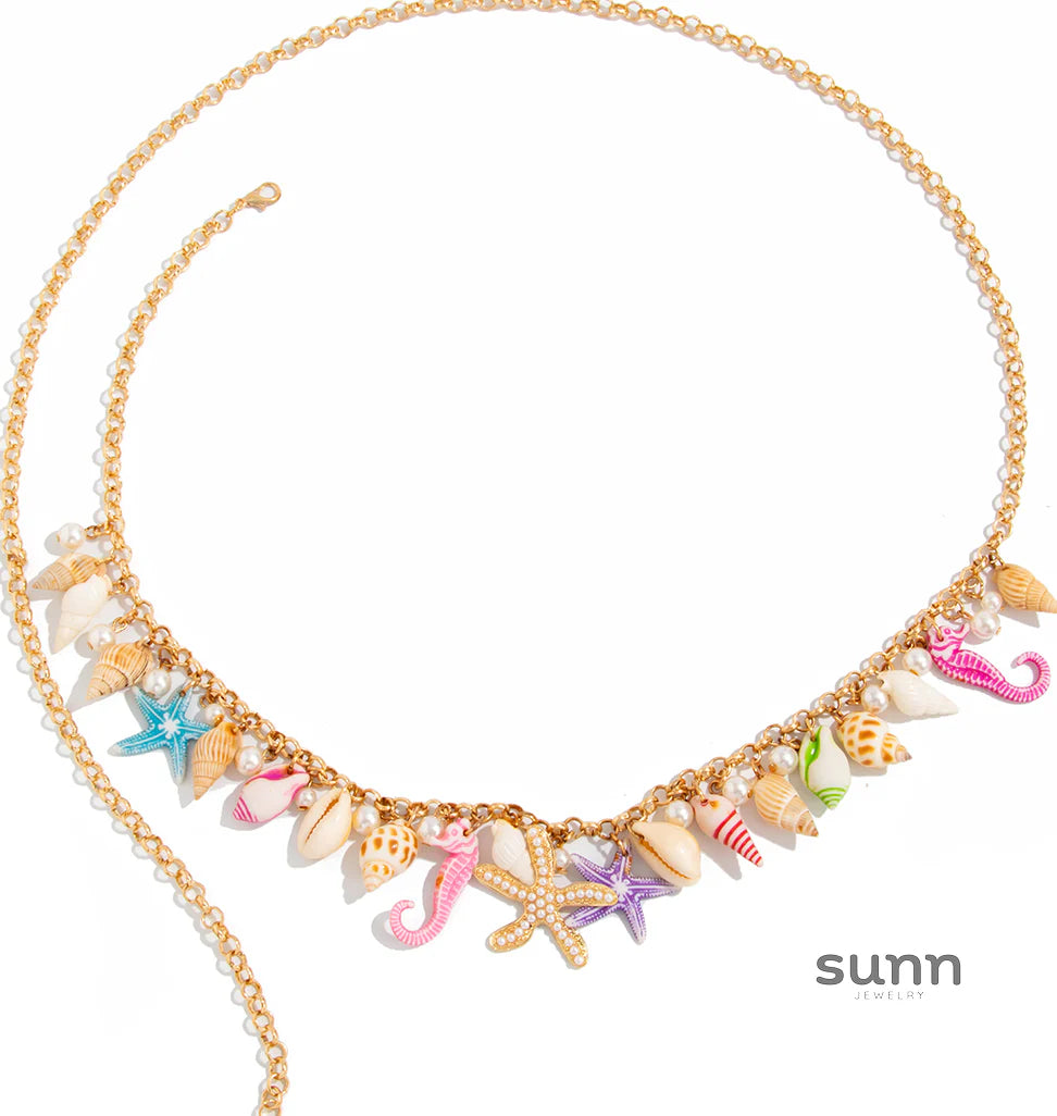 Ivette Marine Charm Body Chain