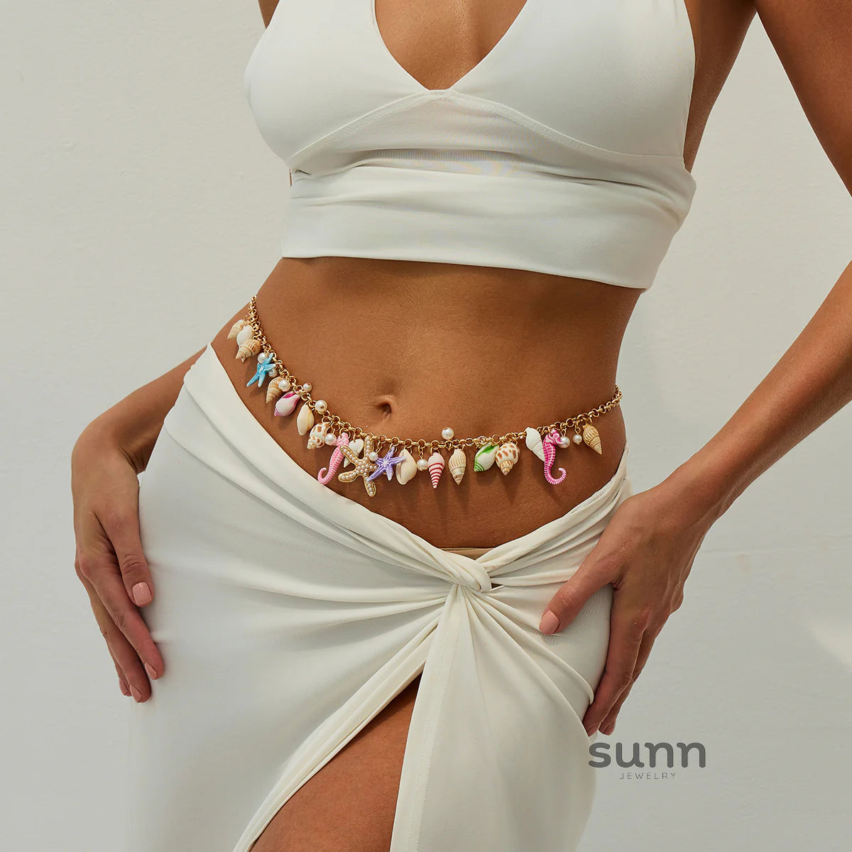 Ivette Marine Charm Body Chain