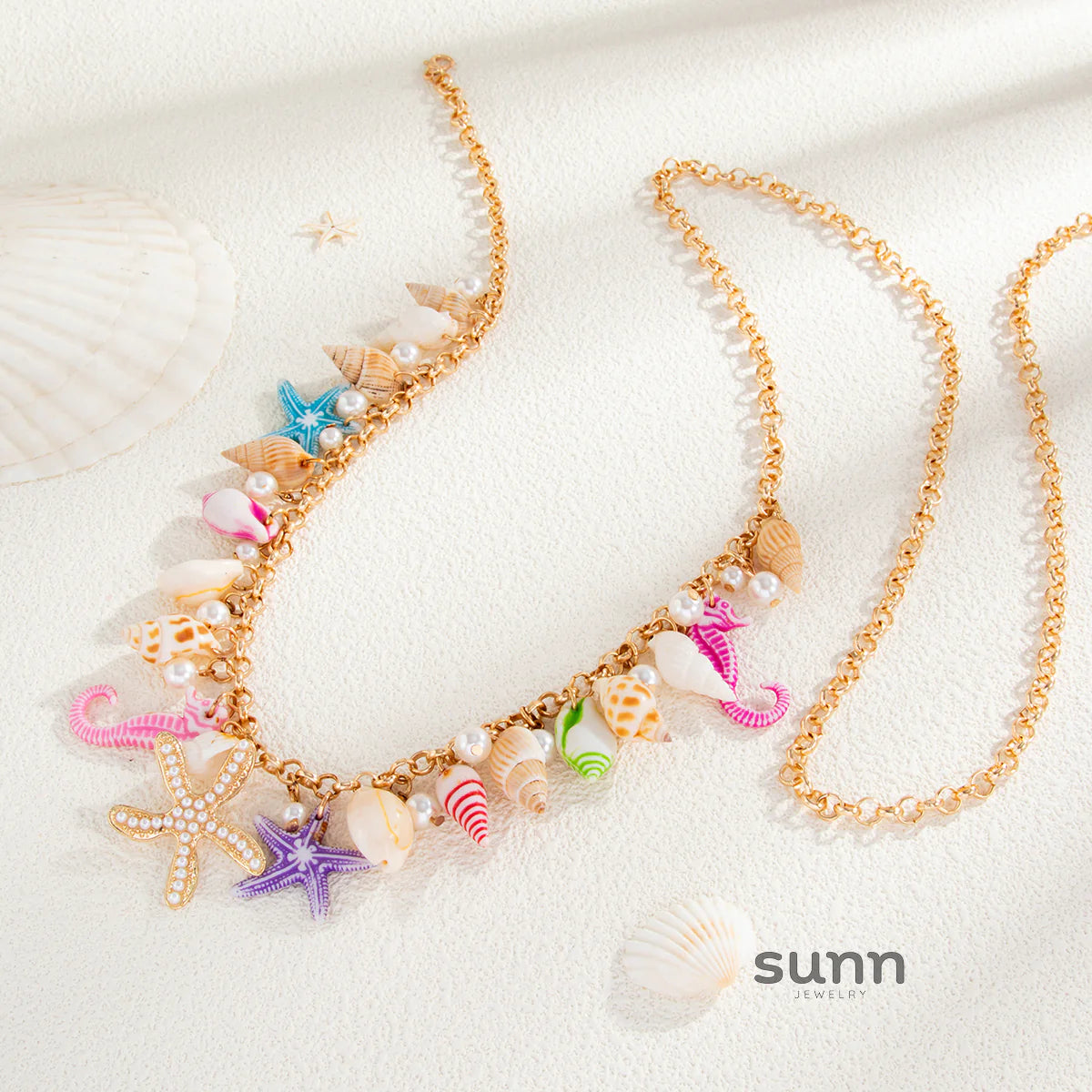 Ivette Marine Charm Body Chain