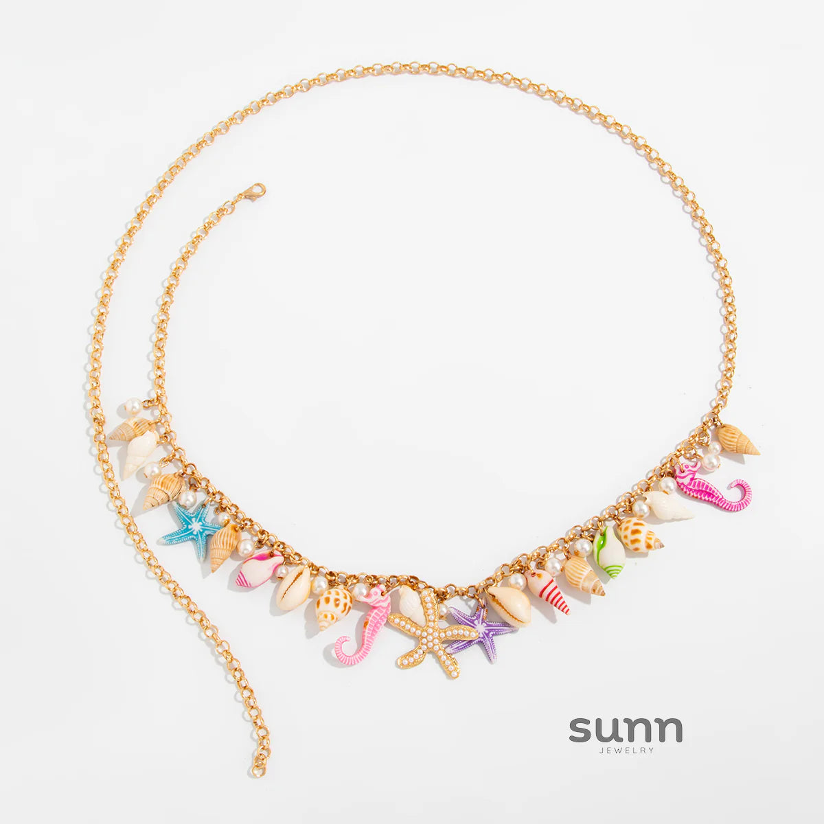 Ivette Marine Charm Body Chain