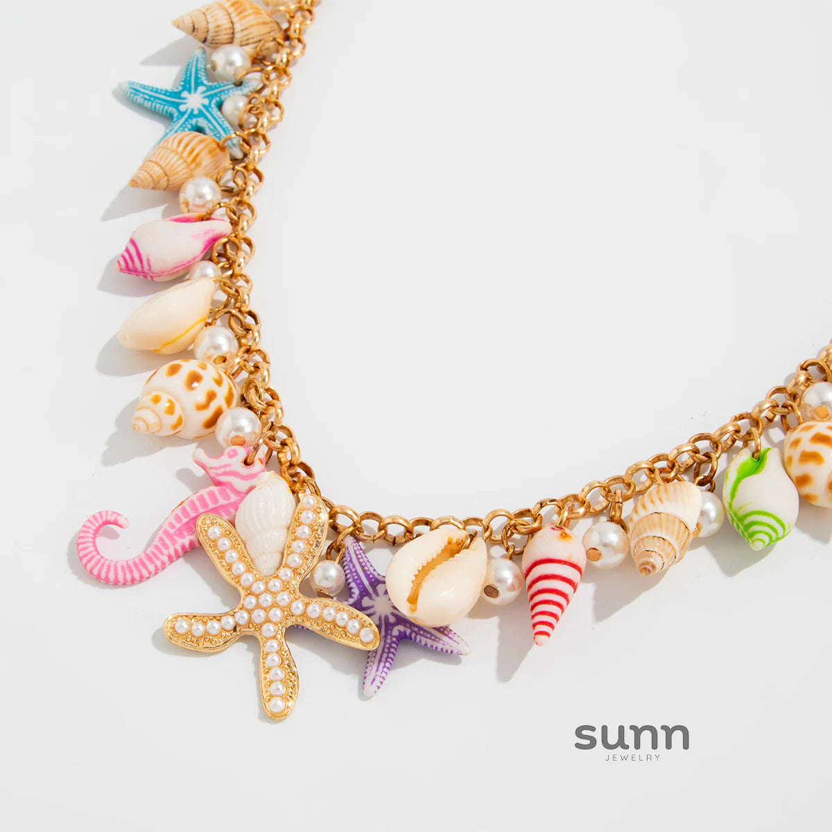 Ivette Marine Charm Body Chain