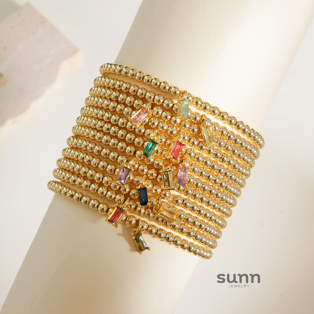 Ivyana Golden Birthstone Bracelet [3NPYGVC8]