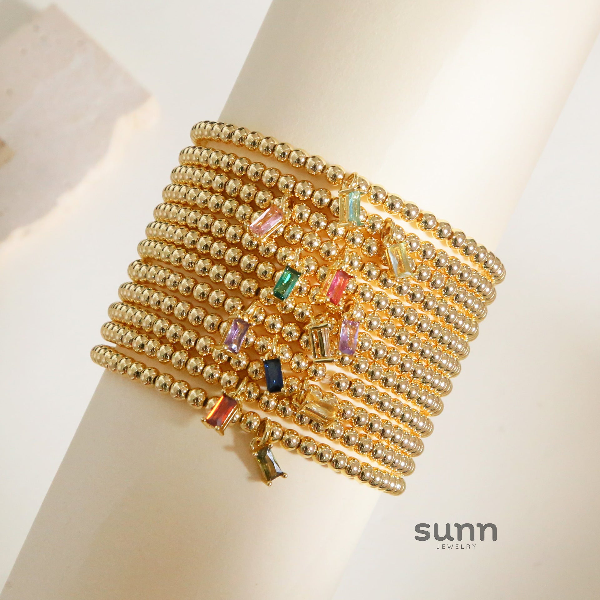 Ivyana Golden Birthstone Bracelet [KEUDZ239]