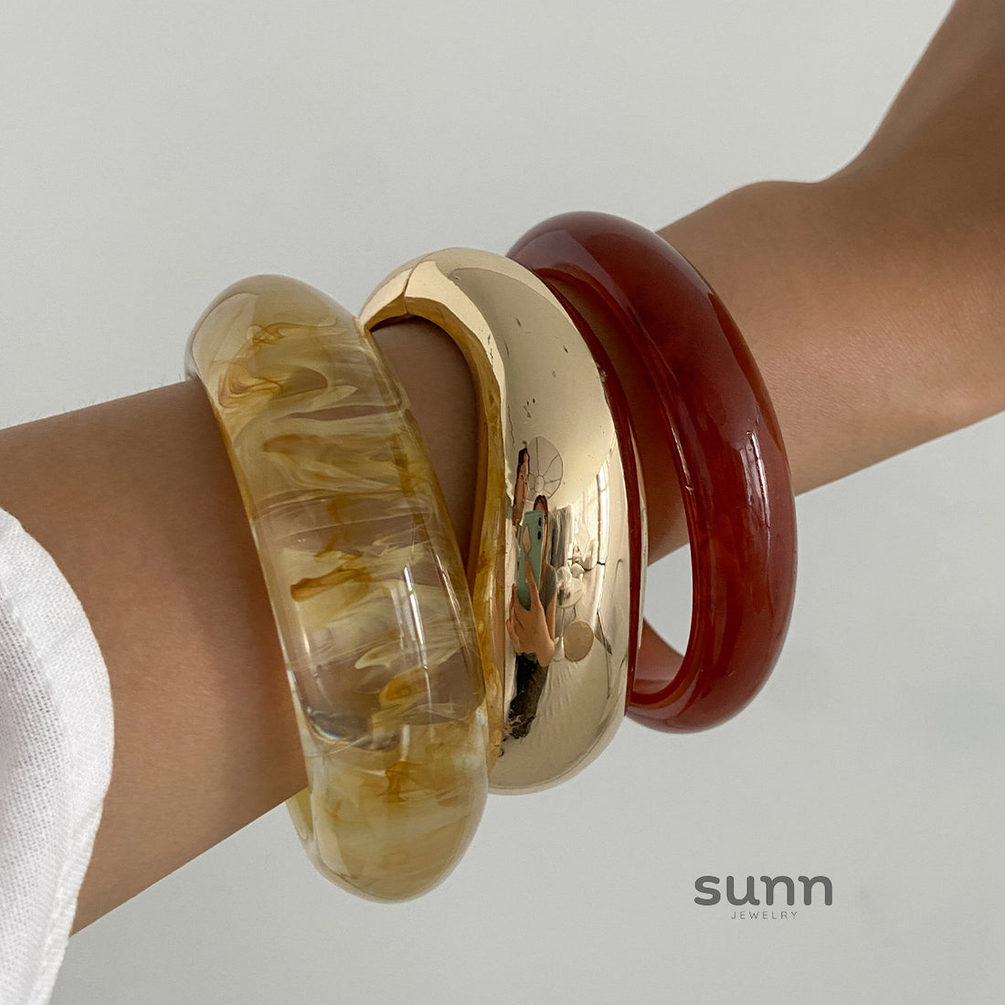 Ixchel Bold Chunky Bangle [4YQ48TYZ]