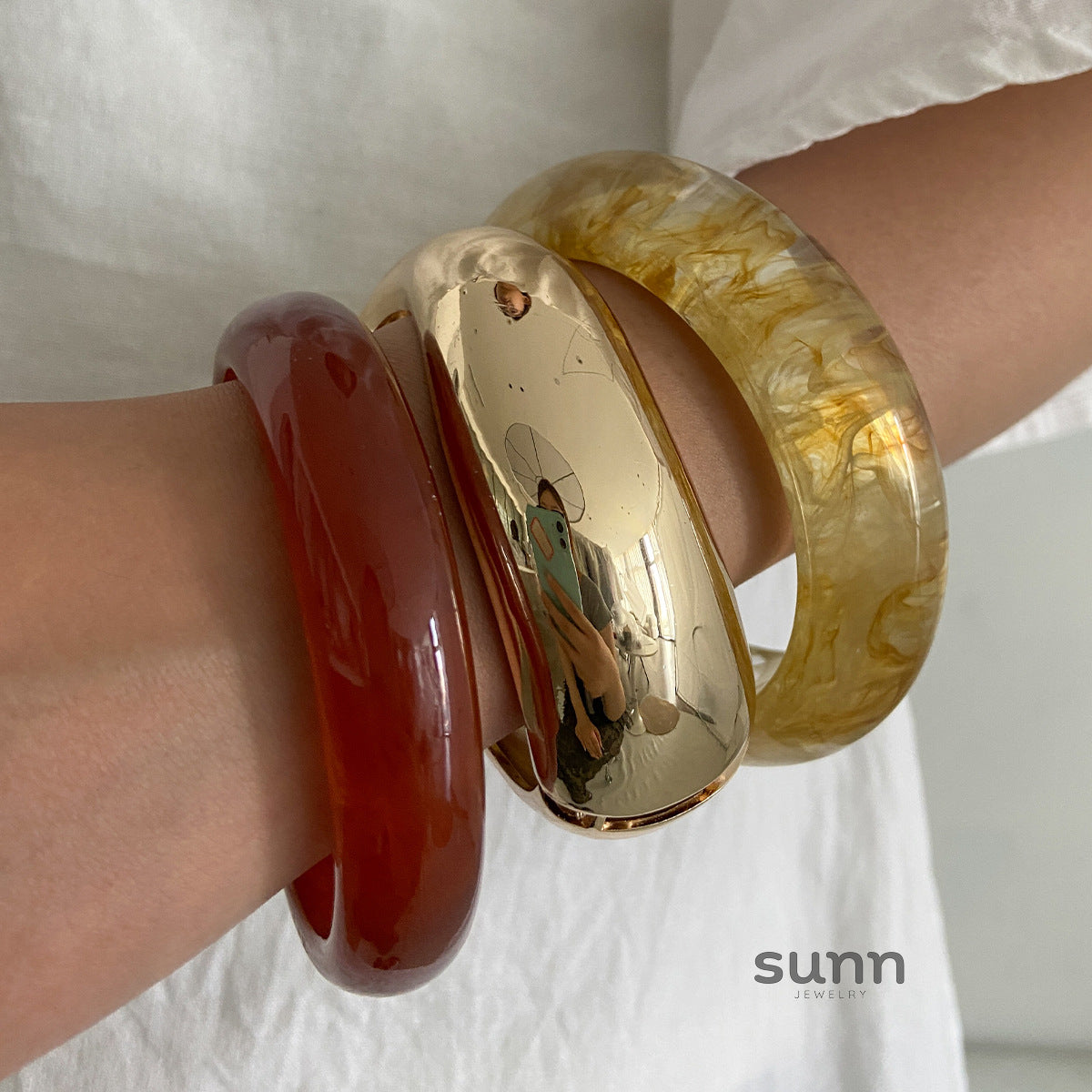 Ixchel Bold Chunky Bangle [UXFTWO6U]