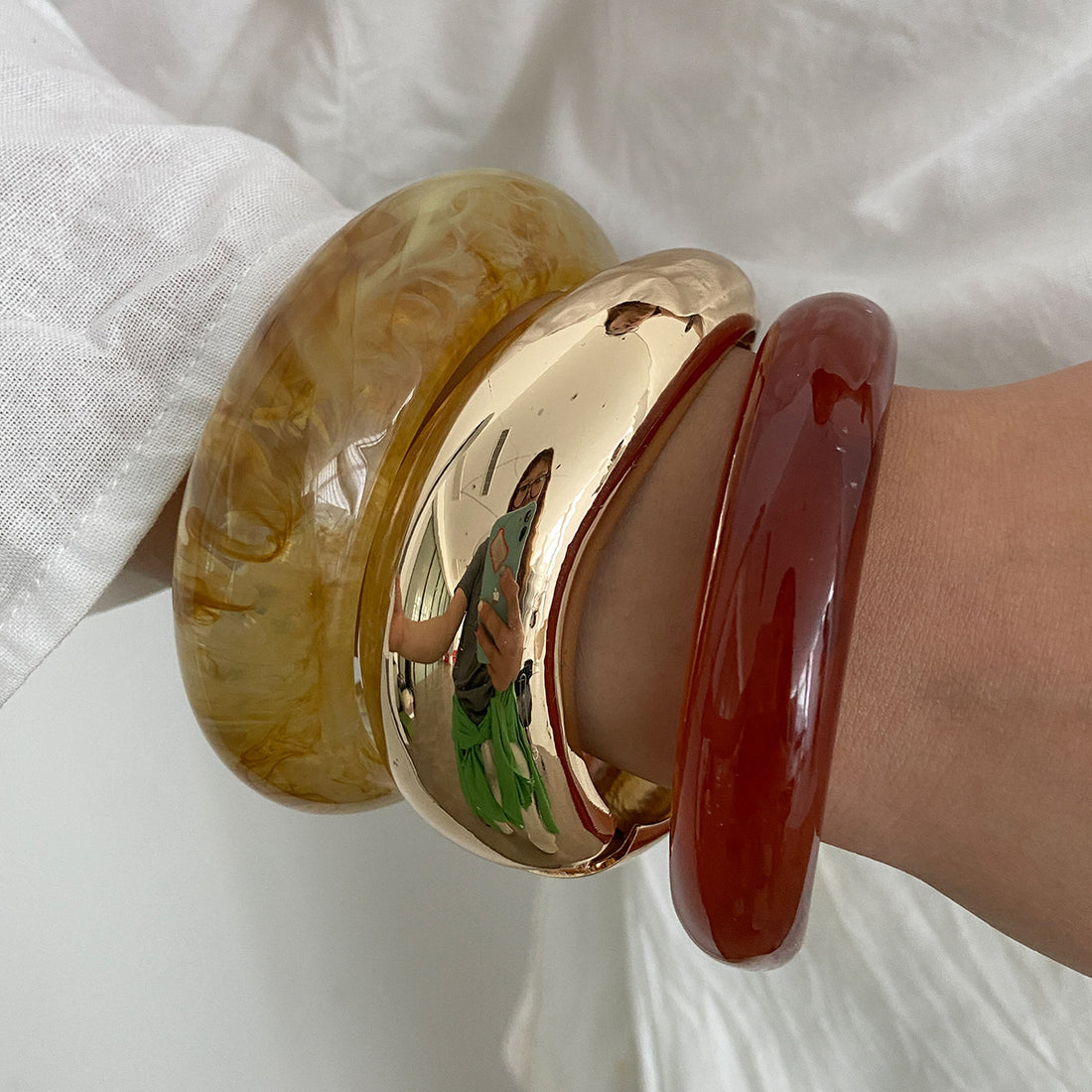Ixchel Bold Chunky Bangle [4YQ48TYZ]