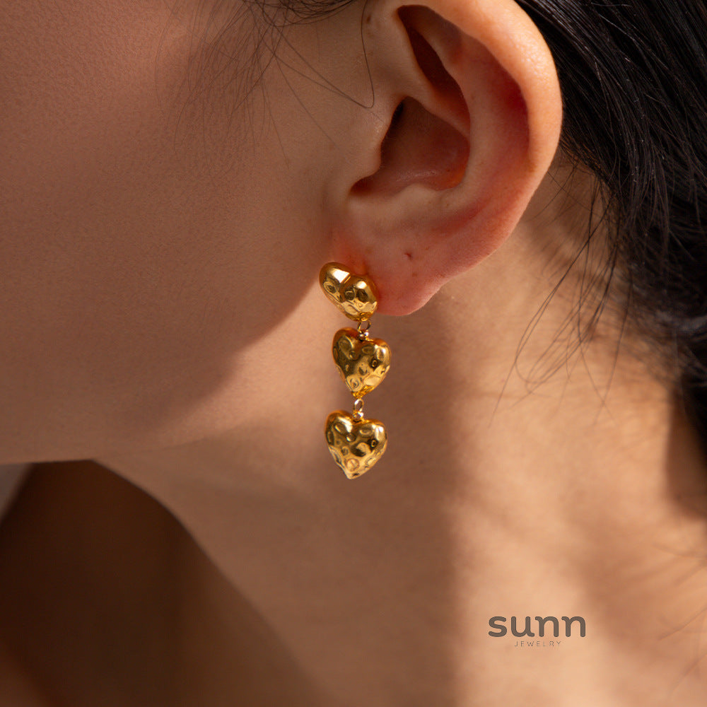 Iyanna Gold-Tone C-Hoop Earrings [P0X49VZP]