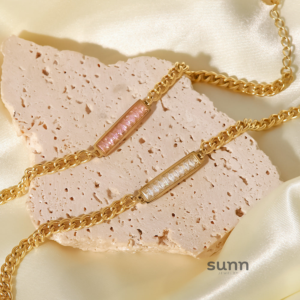 Iyla Sparkling Zircon Bracelet [CUY550TG]
