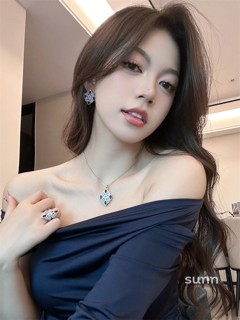 Izabell Baroque Zircon Jewelry Set [DRLSZSNH]