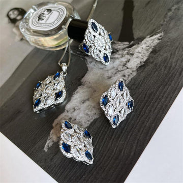 Izabell Baroque Zircon Jewelry Set [FC9L9HTZ]