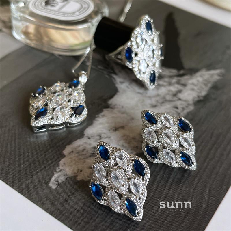Izabell Baroque Zircon Jewelry Set [SYGH32CE]