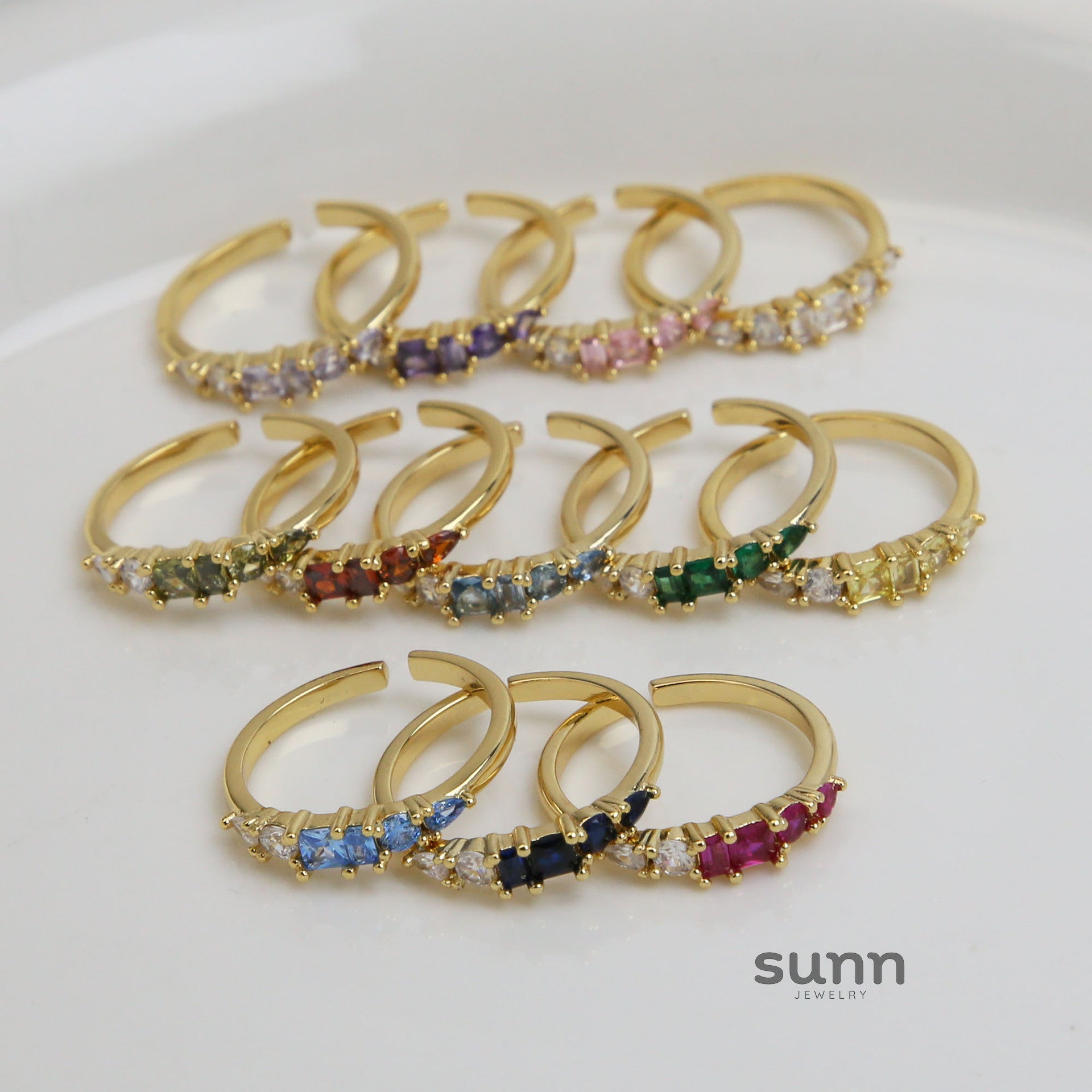 Izabelle Birthstone Zircon Ring [W8RQSCNH]