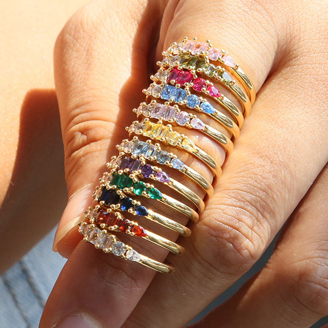 Izabelle Birthstone Zircon Ring [IQ8AK0RH]