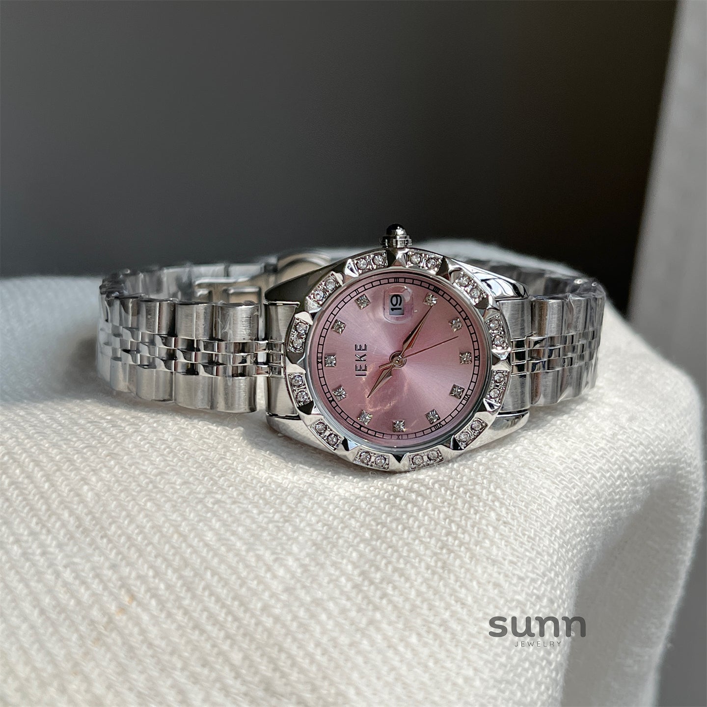 Izzabella Sparkle Dial Watch [XJP0W9OL]