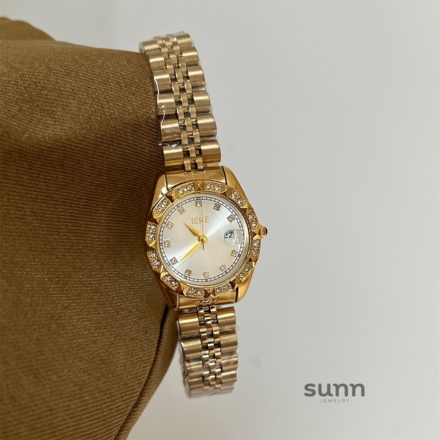 Izzabella Sparkle Dial Watch [0NYF13BP]