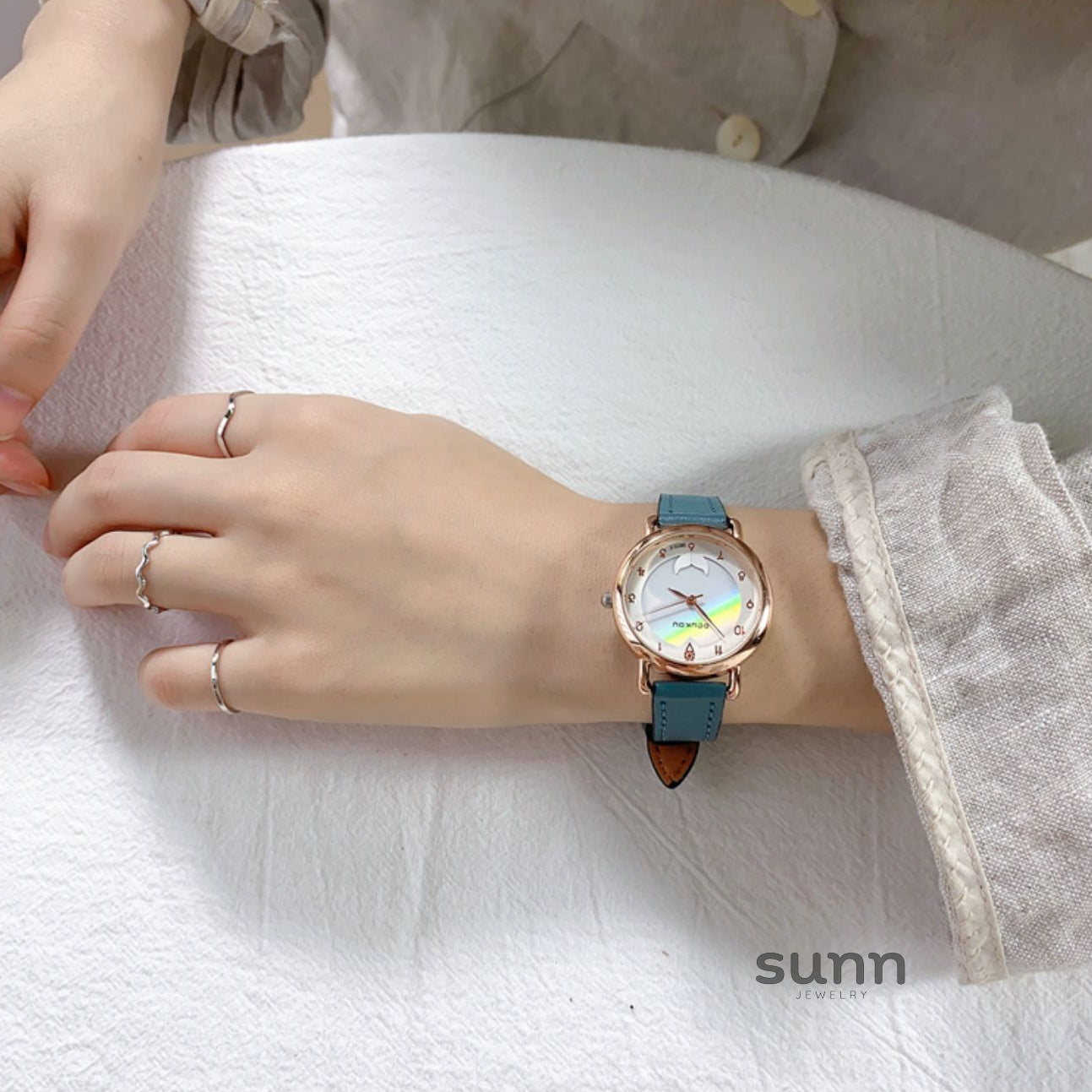Jacelyn Radiant Mother-of-Pearl Watch [ZYQIPRDN]