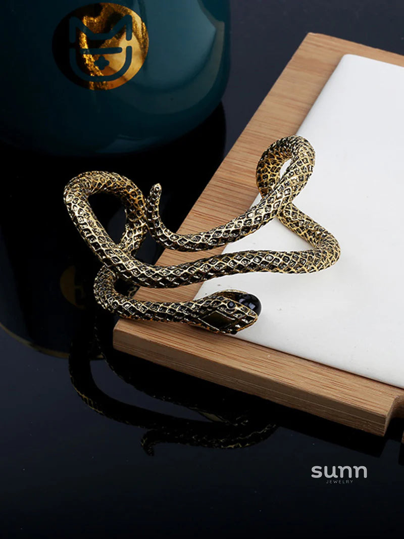 Jacelyn Serpentine Statement Bracelet