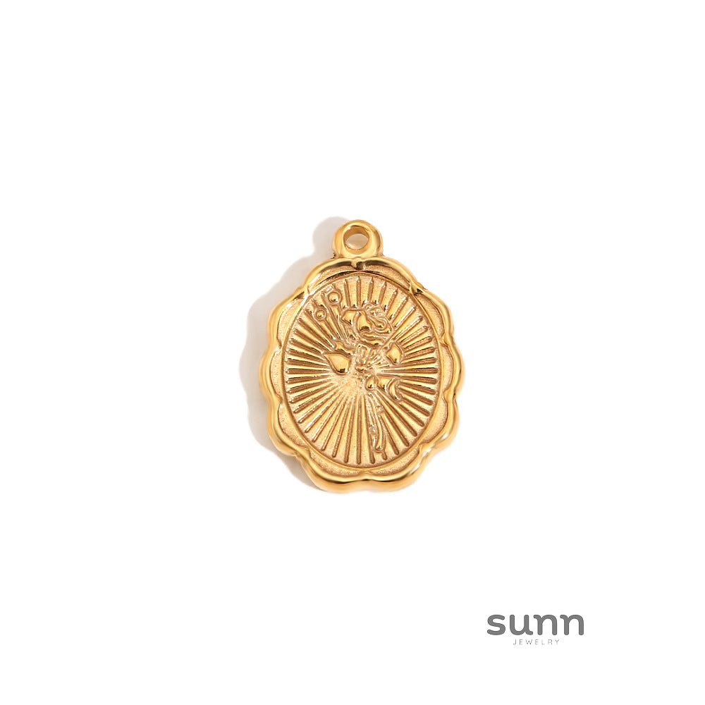 Jacie Geometric Gold Charms [UDIAUKS1]