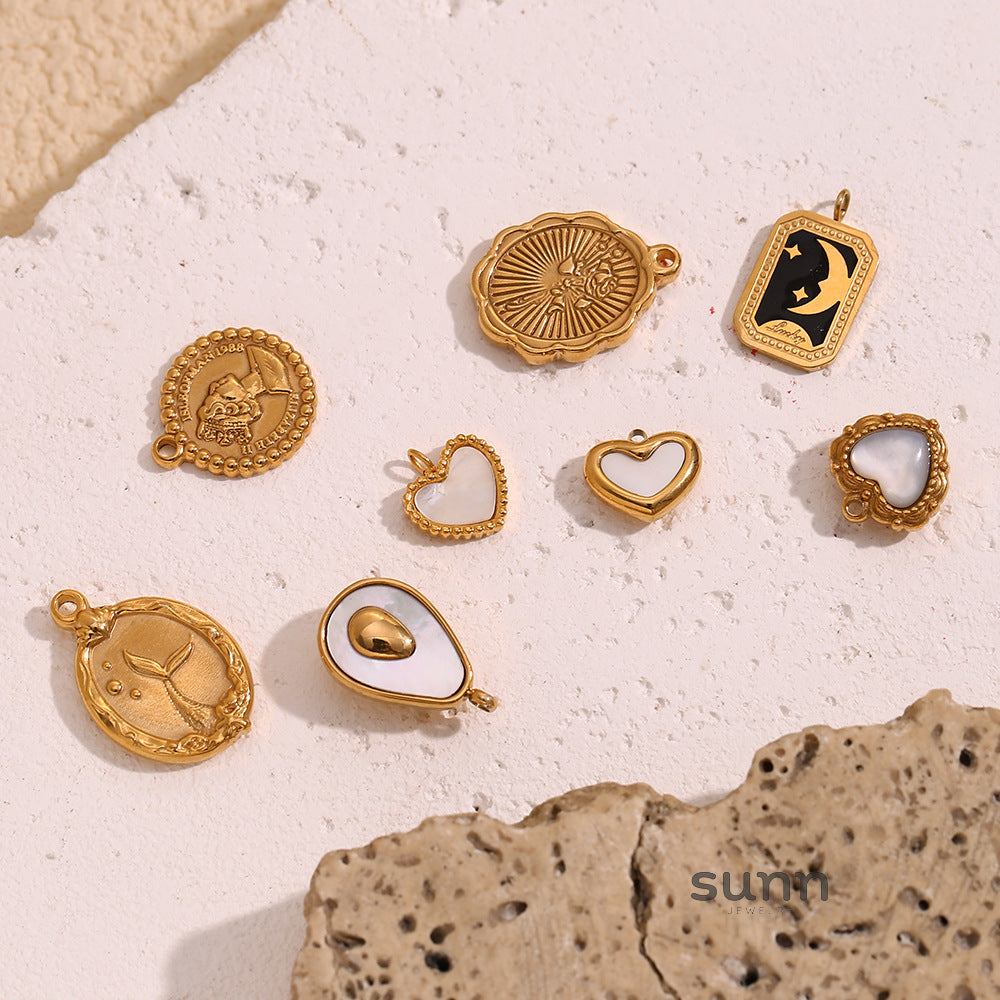 Jacie Geometric Gold Charms [5GYVJ2ZM]