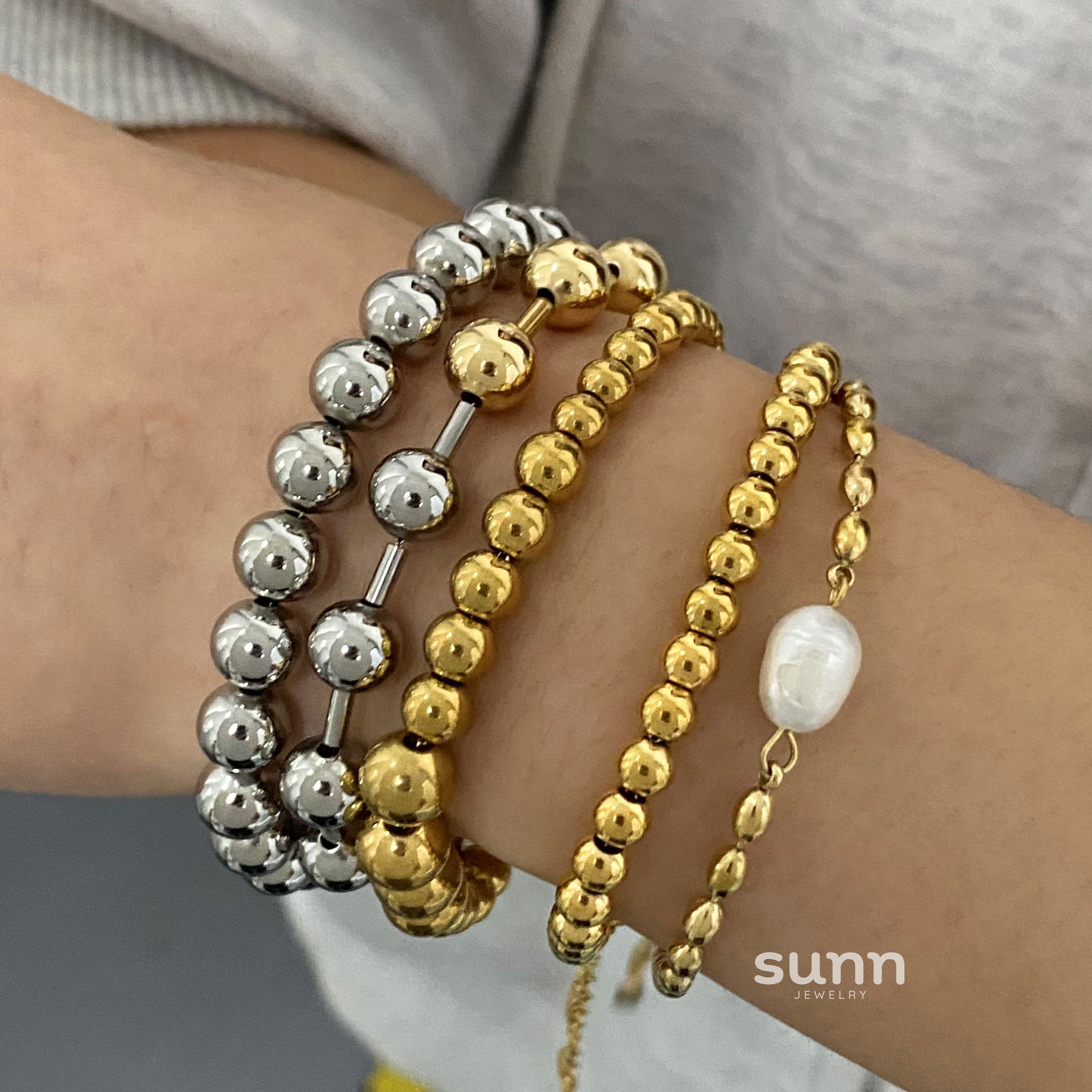 Jackeline Layered Charm Bracelet Set [N9WLTZRP]