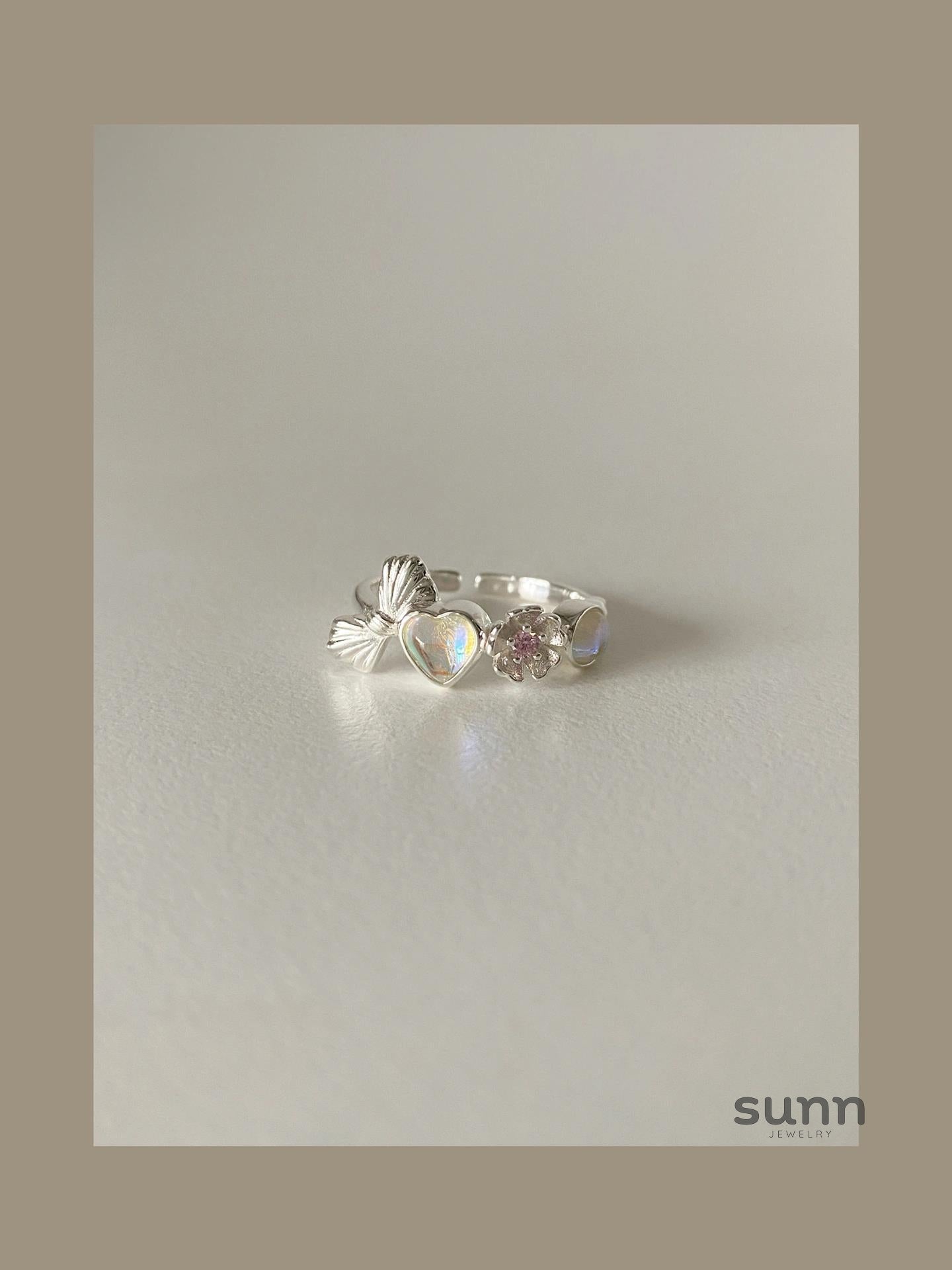 Jacklyn Dainty Silver Open Rings [XVRU7KE4]