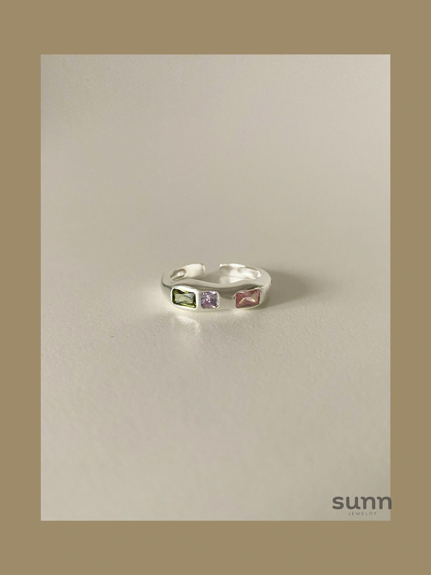 Jacklyn Dainty Silver Open Rings [SM5THAGQ]