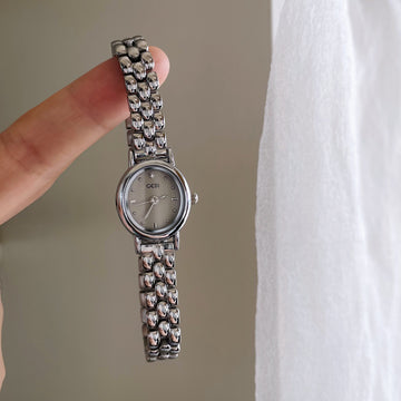 Jacklyn Oval Steel Watch [Q6JDKFL8]