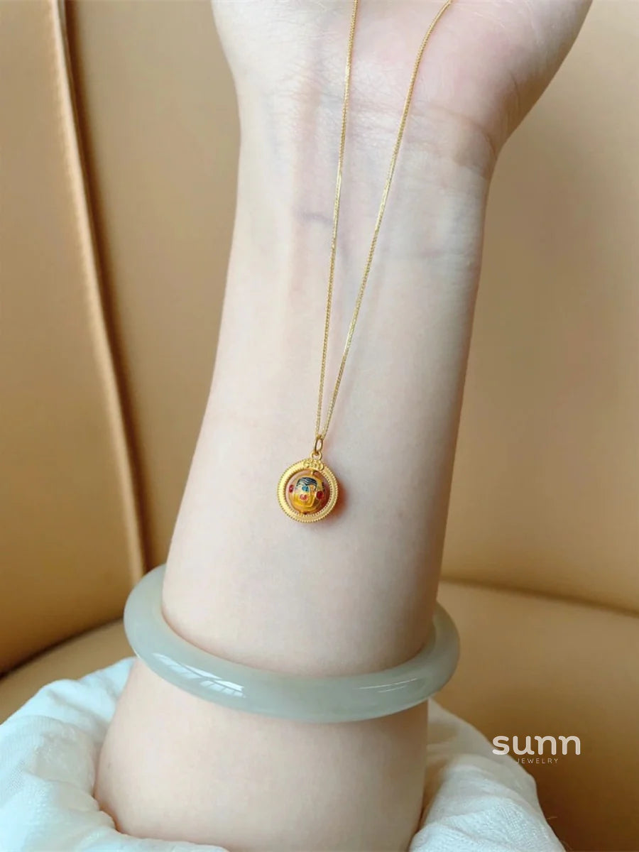 Jacklynn Celestial Pendant Necklace
