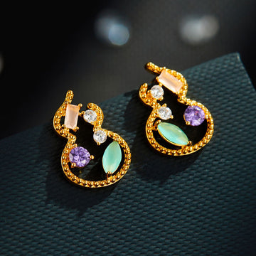 Jaclyn Colorful Gourd Earrings [1T15QC6T]