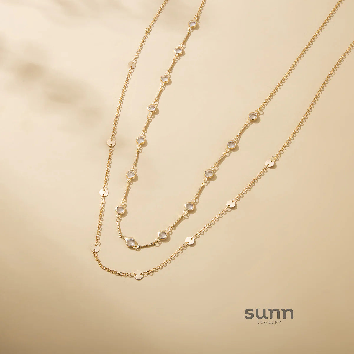 Jade Layered Zircon Body Chain