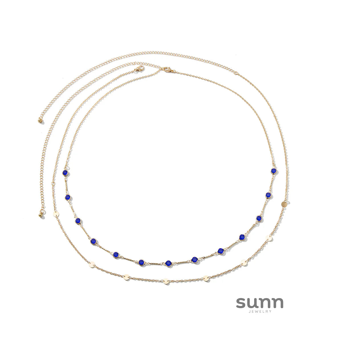 Jade Layered Zircon Body Chain