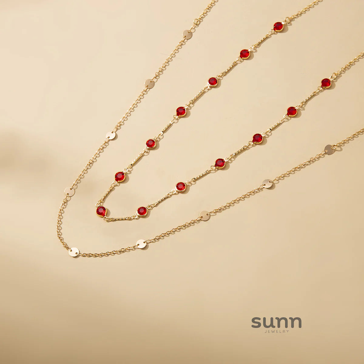 Jade Layered Zircon Body Chain