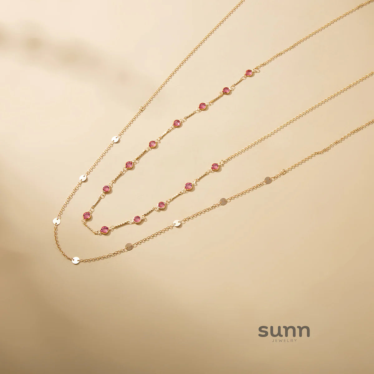 Jade Layered Zircon Body Chain