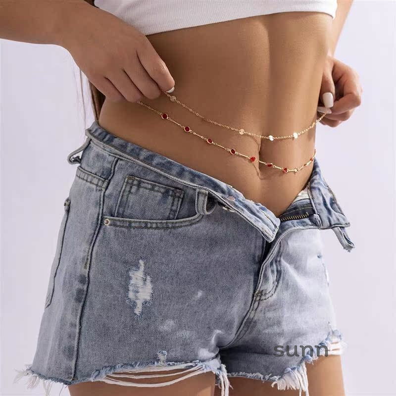 Jade Layered Zircon Body Chain