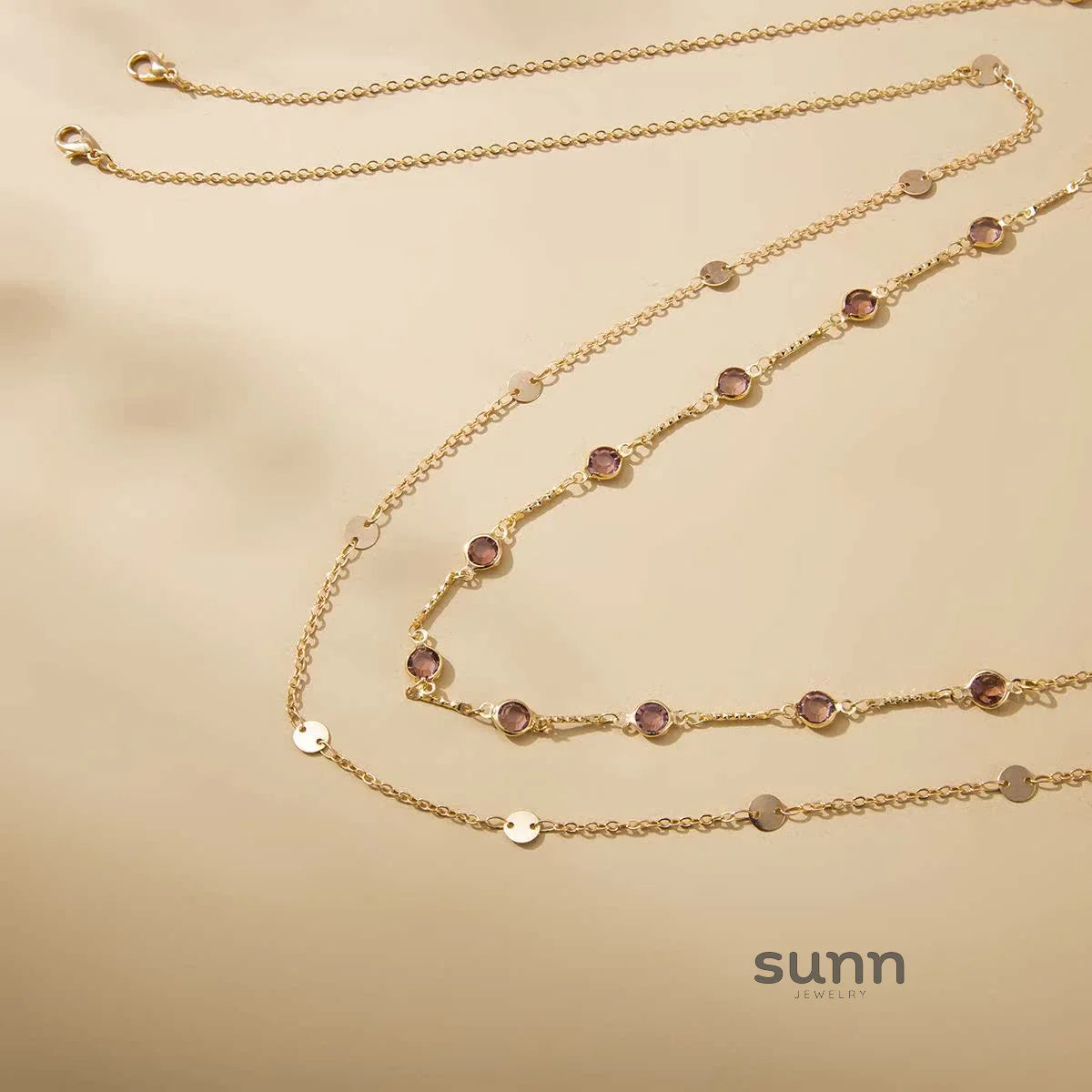 Jade Layered Zircon Body Chain