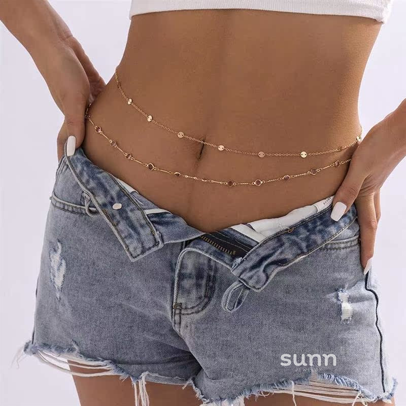 Jade Layered Zircon Body Chain
