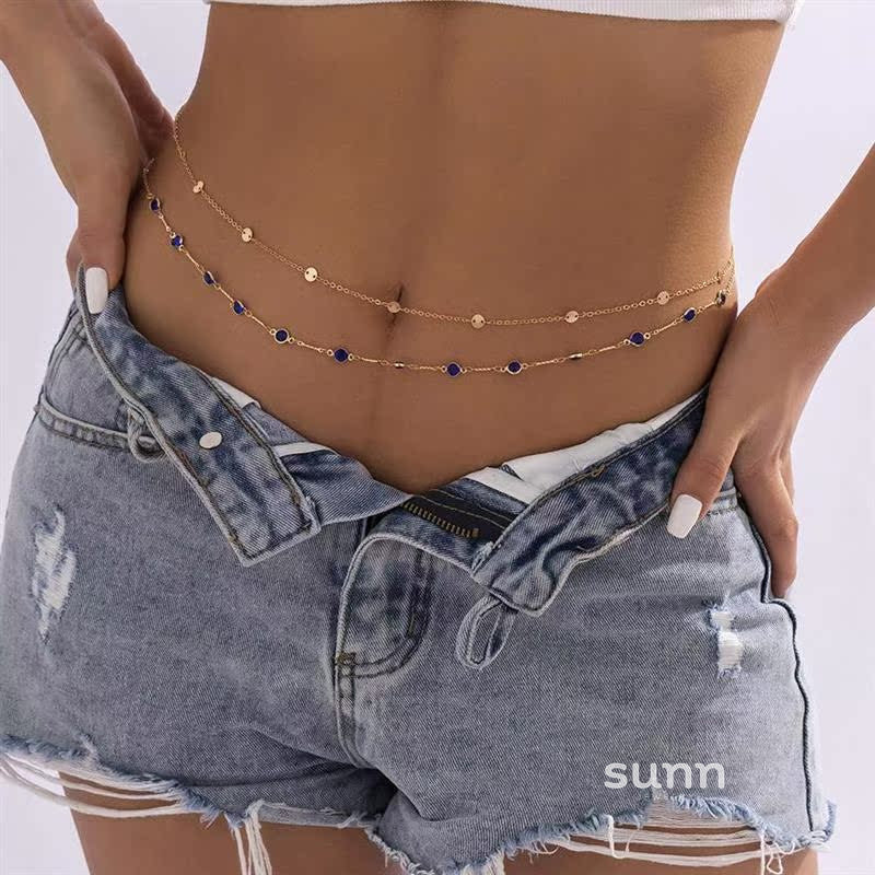 Jade Layered Zircon Body Chain