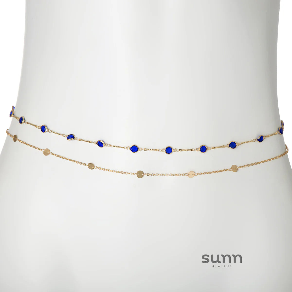 Jade Layered Zircon Body Chain