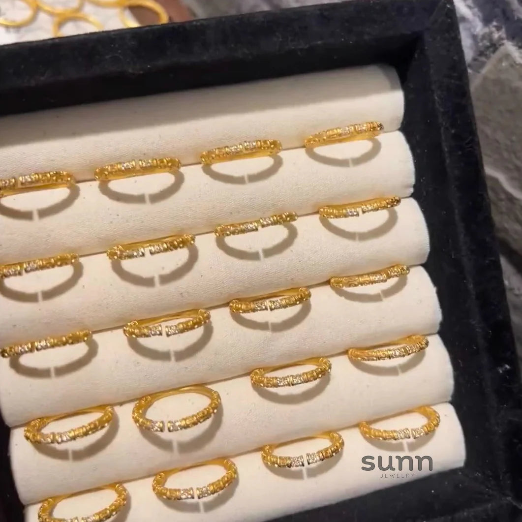 Jae Golden Cudgel Open Ring