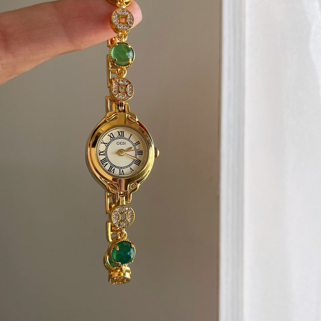 Jaeda Emerald Link Watch [NZJREH26]
